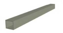 aluminio tubo cuadrado