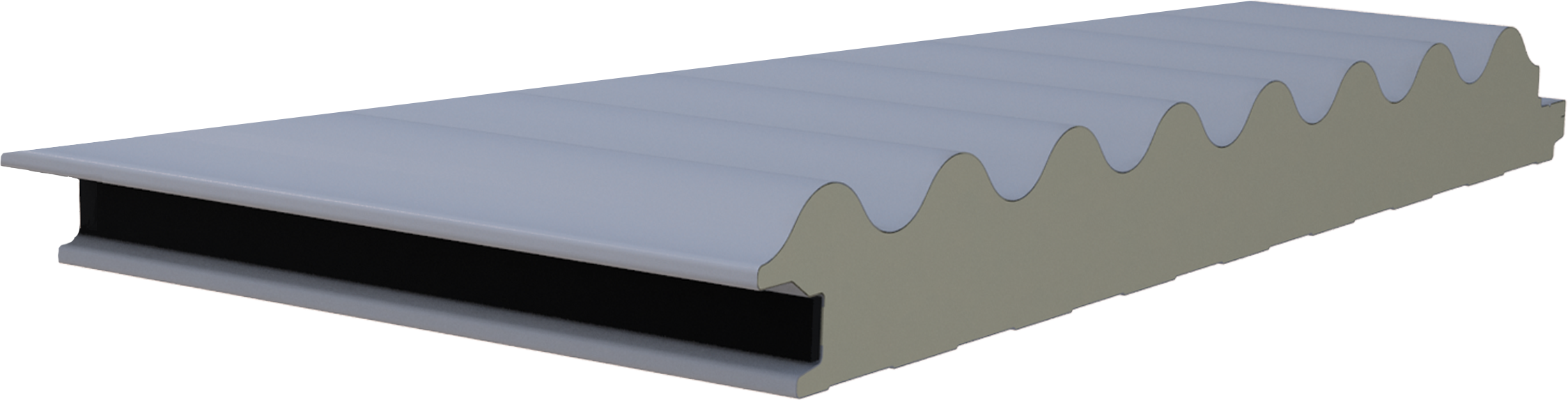 panel fachada 600 ondulado